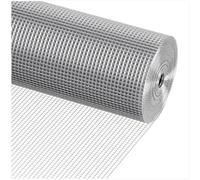 Toile Métallique Galvanisée, Mailles de 6 mm, épaisseur 0,6 mm, Galvanisé à Chaud Après Soudage, Grillage Métallique pour Potager Surélevé, Supports pour Volaille, Grillage Métallique,120cmx20m