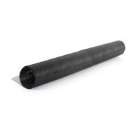 Toile moustiquaire en Fibre de verre enduite de PVC (1m x 10m, Noir)