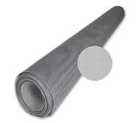 Toile moustiquaire TESO - Tissu en fibre de verre à la découpe - Couleur : noir ou gris - Qualité supérieure Pas d'effilochage lors de la découpe polyvalente, résistante aux UV et indéchirable