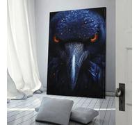 Toile murale Crow_wild pour chambre à coucher, décoration de salon, pour adolescentes, 60 x 90 cm