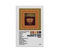 Toile murale Erykah Badu Mama's Gun - Convient pour chambre à coucher, salle à manger et salon - Belle œuvre d'art - Cadeau idéal pour les amis - Style sans cadre - 40 x 60 cm