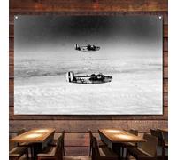 Toile murale « Last Flight of the Lonesome Polecat » - Impression sur toile pour chambre, salle de classe, maison, chambre à coucher - 96,5 x 145,2 cm