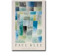 Toile Murale Paul Klee, Affiche, Première Maison D'Une Colonie, Peinture Abstraite, Image Pour Décoration D'Intérieur, 50x70 Cm, Sans Cadre