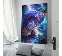 Toile murale « Quelque part où rêver » pour chambre à coucher, toilettes, salle de bain, grande toile murale pour salon, 60 x 90 cm