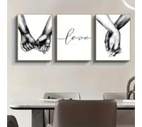 Toile murale romantique en noir et blanc, citations d'amour, affiche imprimée, décoration murale, 70 x 100 cm, sans cadre