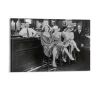 Toile murale vintage Repeal Of Prohibition 1933 - Affiche d'œuvre d'art pour salon, chambre à coucher, salle de bain, bureau - 30 x 45 cm