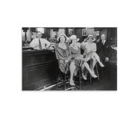 Toile murale vintage « Repeal Of Prohibition 1933 » - Impression sur toile pour salon, chambre à coucher, salle de bain, bureau - 40 x 60 cm