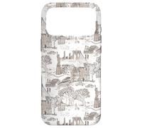 Toile New York Brune, J'aime New York, Central Park Coque pour iPhone 17 Pro Max