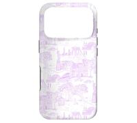 Toile New York Mauve et Pastel, J'aime New York, Central Park Coque pour iPhone 17 Pro