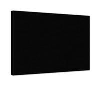 Toile noire de qualité supérieure - Peinte sur châssis - En bois véritable - 50 x 70 cm - 330 g/m² - Prête à être encadrée - 6 couleurs disponibles