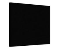 Toile noire de qualité supérieure - Peinte sur châssis - En bois véritable - 70 x 70 cm - 330 g/m² - Prêt à être encadré - 6 couleurs disponibles