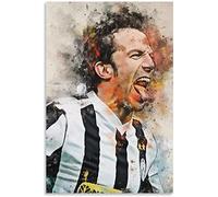 Toile Oeuvre Peinture 60 * 80cm Senza Cornice Calciatore Alessandro Del Piero L'esorcista Poster Soggiorno Camera da letto Pittura Opera d'arte