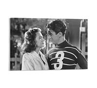 Toile Oeuvre Peinture È una vita meravigliosa Film retrò americano Classico Celebrity Poster Decorazione Soggiorno Camera da letto Pittura 60 * 80cm Senza Cornice
