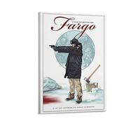 Toile Oeuvre Peinture sans Cadre Fargo Noir Comédie Crime Film Vintage Classique Toile Art et Mur Photo Moderne Famille Chambre Décor Affiches 60x90cm