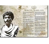 Toile Oeuvre Peinture sans Cadre La Sagesse de Marc Aurèle Affiches décoratives du Salon 30x50cm