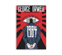 Toile Oeuvre Peinture sans Cadre Poster&Prints Couverture de Livre Affiche 1984 George Orwell Toile Affiche 60x90cm
