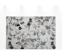 Toile oiseaux fleurs gris blanc 90x60 DD120356 toile mosaïque murale