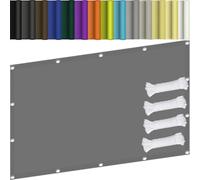 Toile Ombrage 138 x 250 cm, Protection Solaire, Coupe-Vent, Tissu Pehd, Protection Rayons UV, Robuste et Stable, Filet d'ombrage avec Corde pour Serre Pergola, Gris Clair