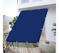 Toile Ombrage 200 x 280 cm Résistant Aux Intempéries Toile Ombrage UV Protection avec Oeillets et Cordons pour Extérieur Camping et Pelouse, Pergola, Bleu Foncé