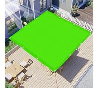 Toile Ombrage 220 x 390 cm Résistant Aux Intempéries Toile Ombrage UV Protection avec Oeillets et Cordons sans Perçage pour Patio Terrasse Jardin Balcon Extérieur, Vert