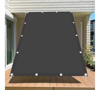 Toile Ombrage 310x320cm Imperméable, Ombrage, UV Protection 98%, Solaire à l'eau Toile d'ombrage Plusieurs Tailles et Coloris pour Jardin, Terrasse, Balcon, Extérieur, Gris Foncé