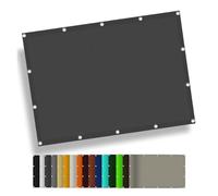 Toile Ombrage 310x380cm Imperméable, Ombrage, UV Protection 98%, Solaire Balcon Toile Plusieurs Tailles et Coloris pour Jardin, Terrasse, Balcon, Extérieur, Gris Foncé