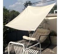 Toile Ombrage Exterieur, avec Anneau D Et Cordons, Voile D'ombrage Rectangulaire Imperméable, Voile D Ombrage 3x4 3x3 4x6, 160g/m² Brise-Vue Extérieur, pour Jardin Terrasse Balcon Camping(Beige,3x6m)