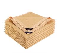 Toile Ombrage Extérieur Filet Coupe-Vent 99% Beige Tissu D'Ombrage épaissi et Renforcé avec œillets pour Serre Jardin Pergola Patio Lawn Carport(8.0x15.0 m(26x49 ft))