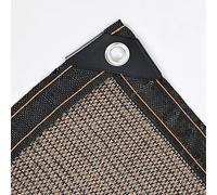 Toile Ombrage Exterieur Filet Pare-Soleil for Balcon, clôture en Maille for confidentialité, Plantes succulentes, ombrage, Jardin, Piscine, terrasse, abri de Voiture(Coffee,0.6x2M)