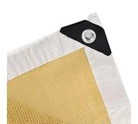 Toile Ombrage Exterieur Filet Pare-Soleil for Balcon, clôture en Maille for confidentialité, Plantes succulentes, ombrage, Jardin, Piscine, terrasse, abri de Voiture(Beige,0.9x5M)