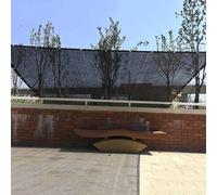 Toile Ombrage Extérieur Toile Ombrage Extérieur 3x4 Voile D Ombrage Filet Anti Oiseaux Filet Protection Rideau pour Pergola Tente D'ombrage Tissu,Black-3.0x3.0m