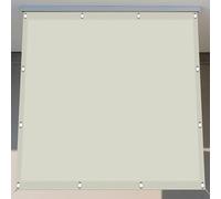 Toile Ombrage Imperméable 2 x 3 m Protection des Rayons 98% UV Terrasse Voile d'ombrage Jardin avec Le Kit de Fixation pour Patio Balcon Jardin Terrasse Extérieur, Beige