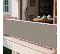 Toile Ombrage Imperméable 264 x 380 cm Protection Bache Anti UV 50+ Toile Ombrage Exterieur pour Pergola avec Le Kit de Fixation pour en Plein Air, Jardin & Terrasse, Kaki