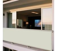 Toile Ombrage Imperméable 430 x 610 cm Imperméable UV 98% Indéchirable Déparlent Anti UV avec Le Kit de Fixation pour Cour, Terrasse, Jardin, Piscine, Camping, Beige