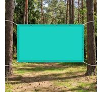 Toile Ombrage Imperméable Rectangulaire 150 x 200 cm Toile PES Résistant à l'eau Protection Voile Solaire UV Protection pour Jardin/Terrasse/Balcon/Extérieur, Bleu Ciel