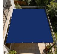 Toile Ombrage Imperméable Rectangulaire 160 x 250 cm avec Protection UV Voiles d'ombrage avec Œillets avec Oeillets et Cordons Pourjardin, Terrasse, Balcon, Extérieur, Bleu Foncé