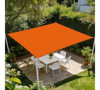 Toile Ombrage Imperméable Rectangulaire 200 x 300 cm Toile Imperméable d'ombrage Protection Solaire Antidéchirure Pourjardin, Terrasse, Balcon, Extérieur, Orange