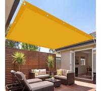 Toile Ombrage Imperméable Rectangulaire 80 x 185 cm Toile PES Résistant à l'eau Imperméable Ombrage UV Protection pour Terrasse/Clôture/Chenil/Camping/Piscine, Or