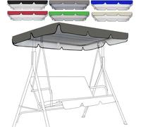 Toile ombrage pour balançoire jardin extérieur, Housse de remplacement for auvent chaise, plusieurs tailles(05,249x185x18cm)