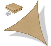 Toile Ombrage Respirant, Imperméable Protection UV en Respirant HDPE Toile Ombrage avec Corde, Toiles Ombrages Tissue Respirants & UV Protection Solaire Balcon, Piscine Voiles Jardin Terrasse Patio