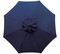 Toile Parasol 8 Baleines 3m Remplaçante pour Parasol de Terrasse, Tissu Résistant et Épais, Rechange Parasol 3m 8 Baleines pour Jardin et Extérieur