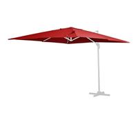 Toile parasol déporté ""Sun 3"" - 3 x 3 m - Rouge