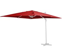 Toile Pour Parasol Jardin Déporté "Sun 3" - 3 X 3 M - Rouge Rouge