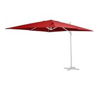 Toile parasol déporté ""Sun 3"" - 3 x 3 m - Rouge