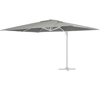 Toile Parasol Déporté "Sun 4" - 3 X 4 M - Gris Clair Gris