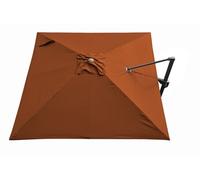 PROLOISIRS Toile Parasol Mat Déporté NH 3x3/8 Polyester 210gr SD - Sienne