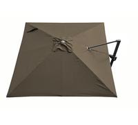 PROLOISIRS Toile Parasol Mat Déporté NH 3x3/8 Polyester 210gr SD - Taupe Taupe G