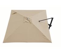 PROLOISIRS Toile Parasol Mat Déporté NH 3x3/8 Polyester 250gr Gr6 - Ecru Ecru