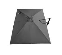 PROLOISIRS Toile Parasol Mat Déporté NH 3x4/8 Polyester 210gr SD - Gris Gris G