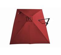PROLOISIRS Toile Parasol Mat Déporté NH 3x4/8 Polyester 210gr SD - Rouge Rouge G